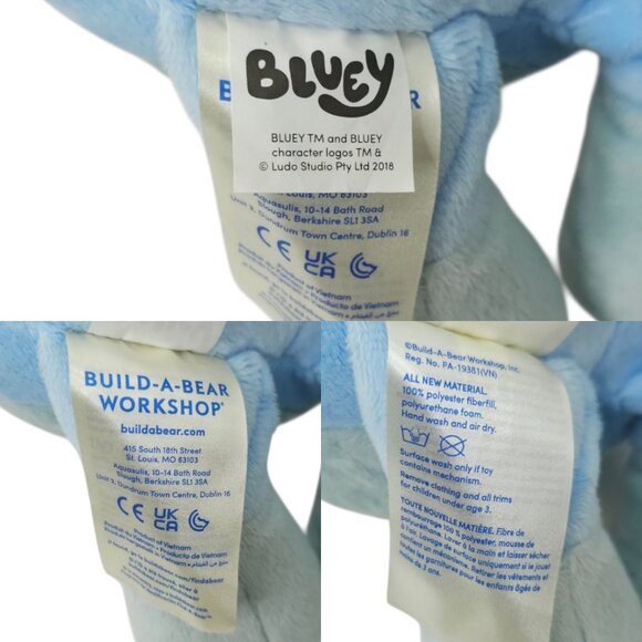 Build A Bear Bluey Dog Plush 15 Inch Stuffed Animal Toy Bluey And Friends BAB - Picture 11 of 13